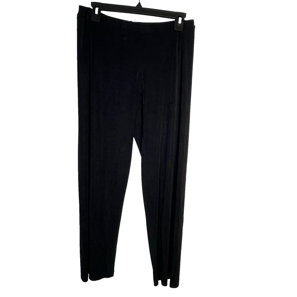 Chicos Private Editions Travel Type Acetate Pants sz 1 8 m (15)